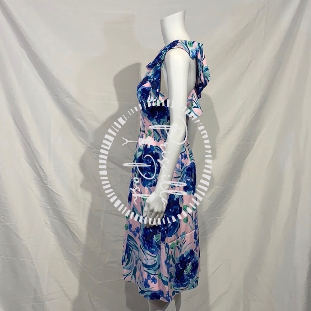 NWT Lilly Pulitzer Rory Midi Dress Sweet Pea - Picture 4 of 9